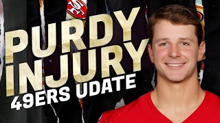 49ers Update Brock Purdy injury Nick Bosa update Kyle Shanahan on an angry SF building [upl. by Beitch636]