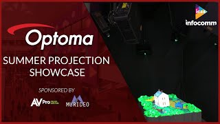 Optoma showcases their latest projectors including the ZK810TST and ZU2200 at Infocomm 2024 [upl. by Rourke321]