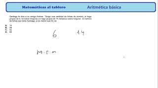 Preicfes Pruebas Saber Preuniversitario Aritmética básica Ejemplo 1 [upl. by Enidlarej]