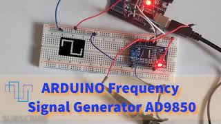 Arduino DDS Frequency Signal Generator AD9850 [upl. by Isyed730]