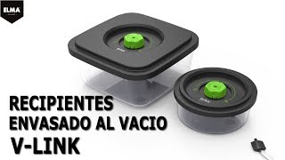 Utilización recipientes envasado al vacío VLINK  ELMA [upl. by Zerdna355]