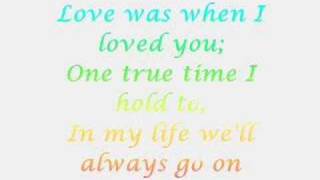 Celine Dion  My Heart Will Go On With Lyrics [upl. by Teahan]