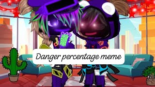 Danger percentage meme 《AFTONS》FNAF [upl. by Trudi177]