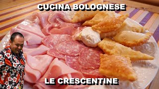 LE CRESCENTINE BOLOGNESI o a Modena Gnocco Fritto a Parma Torta Fritta [upl. by Leone]