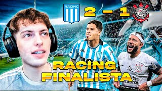 DAVOO XENEIZE REACCIONA A LA CLASIFICACIÓN DE RACING VS CORINTHIANS  SUDAMERICANA 2024 [upl. by Newg]