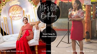 New Konkani Special Toast song  Happy 60th Birthday Ritinha Rita Dias  by Jazzle Gonsalves [upl. by Etsirhc492]