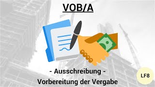 VOBA  Einleitung Ausschreibung amp Vorbereitung der Vergabe [upl. by Keung]