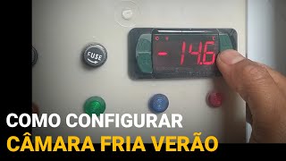 COMO CONFIGURAR CAMARA FRIA VERAO [upl. by Lleryt]