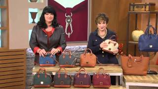 Dooney amp Bourke Pebble Leather Bitsy Bag with Jane Treacy [upl. by Asiram]