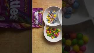 Skittles  ASMR  shorts candy asmrfood satisfying foodvideos asmrvideos skittles asmr [upl. by Othe]