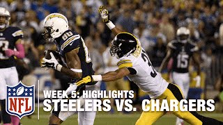 Steelers vs Chargers  Week 5 Highlights  NFL [upl. by Nilyad]