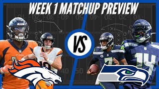 Denver Broncos vs Seattle Seahawks  Week 1 Preview [upl. by Krein632]