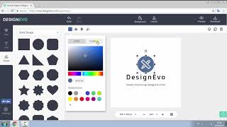 DesignEvo Tutorial Create Custom Logo Designs Online for Free [upl. by Silma]