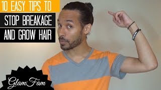 How to stop hair breakage  10 simple tips [upl. by Naitsyrk381]