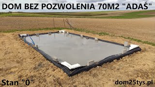 DOM BEZ POZWOLENIA 70M2 quotADAŚquot  MIECHÓW  STAN quot0quot w 30 MINUT [upl. by Yelich]