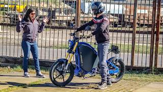 Pedalbetriebenes ElektroMotorrad Das neue eROCKIT [upl. by Lamar]