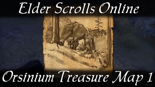 Wrothgar Treasure Map 1 Orsinium Elder Scrolls Online ESO [upl. by Ilohcin]