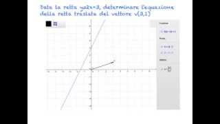 La traslazione della retta [upl. by Ylekalb]