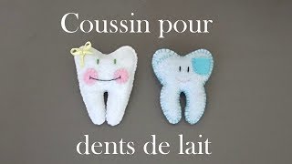 COUTURE  Coussin en feutrine pour dents de lait [upl. by Philbrook]