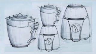 Mixer Grinder Design Using Guidelines  Product Design Tutorial Tabrez Arts [upl. by Carlstrom]