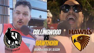 WERE HAWTHORN ROBBED  Round 4 Gather Round Collingwood vs Hawthorn ROAMING [upl. by Ereveneug]