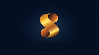 Gold Letter Design in Affinity Designer [upl. by Bollay]