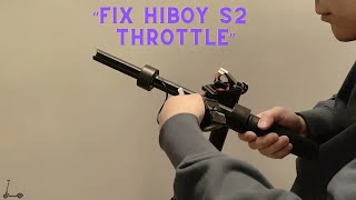 Hiboy S2S2 Pro Throttle not Working Troubleshooting amp Replacement [upl. by Corwun978]