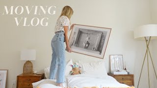 MOVING VLOG Empty Apartment Tour Hanging Up Art amp Unpacking [upl. by Mcculloch377]