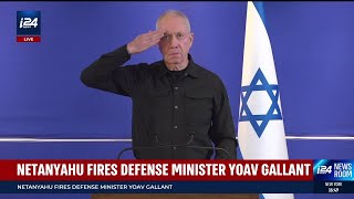 Yoav Gallant speaks out on his dismissal as Israeli defense minister [upl. by Brandise]