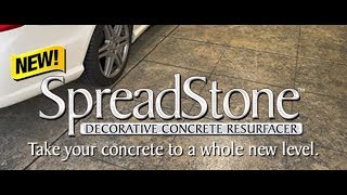 SpreadStone Decorative Concrete Kit  GARAGE FLOOR  HowTo [upl. by Beetner214]