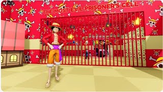 LUFFYS PRISON RUN OBBY ROBLOX [upl. by Purcell]