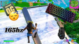 Razer Huntsman Mini ASMR 😴OG Map Fortnite Reload 165HZ Satisfying Keyboard Sounds Smooth 4k [upl. by Eniluap]