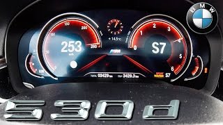 2017 BMW 5 Series 530d M Sport G30 ACCELERATION amp TOP SPEED 0253 kmh by AutoTopNL [upl. by Ardra]