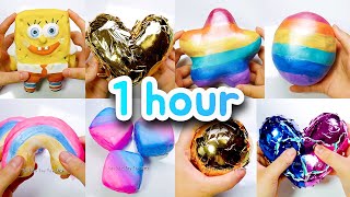 Plaster Clay Cracking ASMR 1hour Compilation [upl. by Crescen122]