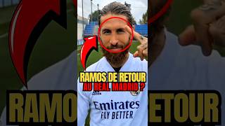 SERGIO RAMOS DE RETOUR AU REAL MADRID  🤯🔥 LE MOMENT PARFAIT 😭 realmadrid football sergioramos [upl. by Muraida]