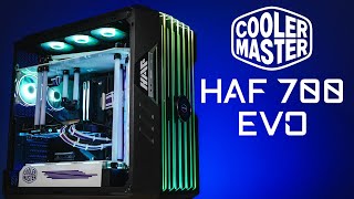 Cooler Master HAF 700 EVO CUSTOM WATER COOLED GAMING PC BUILD Z690 AORUS XTREME WATERFORCE RTX 3080 [upl. by Tarrah]