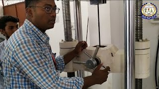 Tensile Test on Mild Steel Specimen  GP BOUDH [upl. by Phylis131]