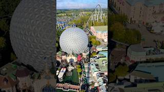 Beautiful Euro Tower Europa Park 🌞 Freddy goes to Europa Park Rust 😍🎢 [upl. by Ahsitel]