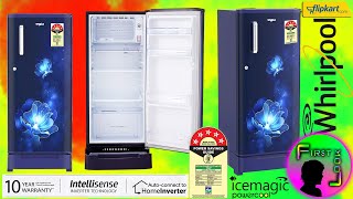 Whirlpool 190 L Single Door 5 Star Refrigerator Unboxing amp Review  FIRST LOOK [upl. by Enniroc]