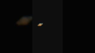 Saturn through telescope National Geographic 76700 [upl. by Orfinger775]