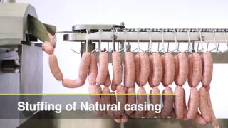 SAUSAGE VACUUM HIGH SPEED STUFFINGLINKING AND HANGING SYSTEM FOR ALL TYPE CASING quotVACUUM LINKWELquot [upl. by Acenom226]