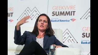 GeekWire Summit Fireside Chat with Toni Reid VP Alexa Experience  Echo Devices Amazon [upl. by Nrol]