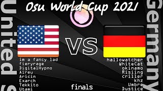 Osu World Cup 2021 United States VS Germany Finals winner bracket [upl. by Gould576]