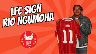 Rio Ngumoha Signs For Liverpool LBTV [upl. by Noemi]