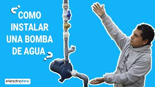 Cómo instalar una BOMBA DE AGUA paso a paso [upl. by Eldnik]