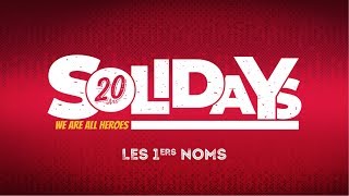 Solidays 2018  Les 1ers noms [upl. by Refinney]