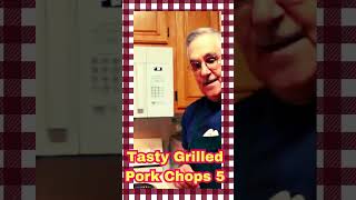 Tasty grilled pork chops 5 porkchop grilled pork chefpete [upl. by Youlton]