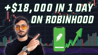 How I Made 18000 in 1 DAY Trading Options on Robinhood [upl. by Farwell35]