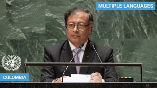 🇨🇴 Colombia  President Addresses United Nations General Debate 78th Session  UNGA [upl. by Pippo272]