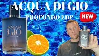 New ACQUA DI GIO PROFONDO EDP [upl. by Breban937]